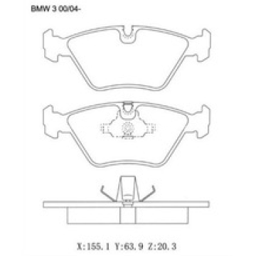 23474 Pastilha de travão GDB1577 34111157040 34112282995 Para WIESMANN ROADSTER Pastilha de travão